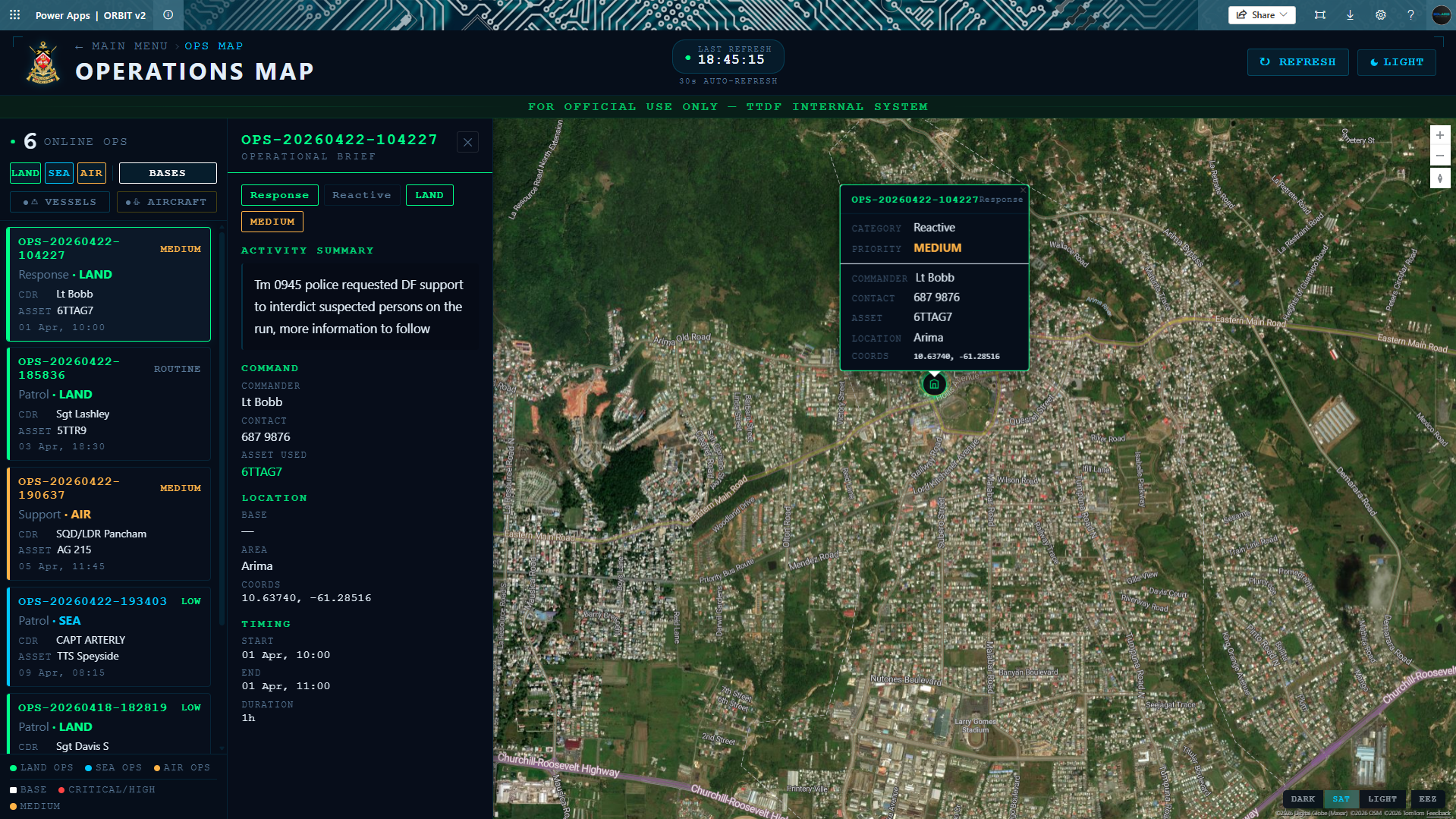 Geospatial Awareness Map